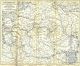 1900 - Transylvánia a dolné Podunajsko, mapa železničného spojenia a siete lodnej dopravy